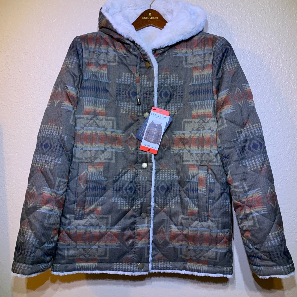 Pendleton Reversible Button-Up Jacket Coat